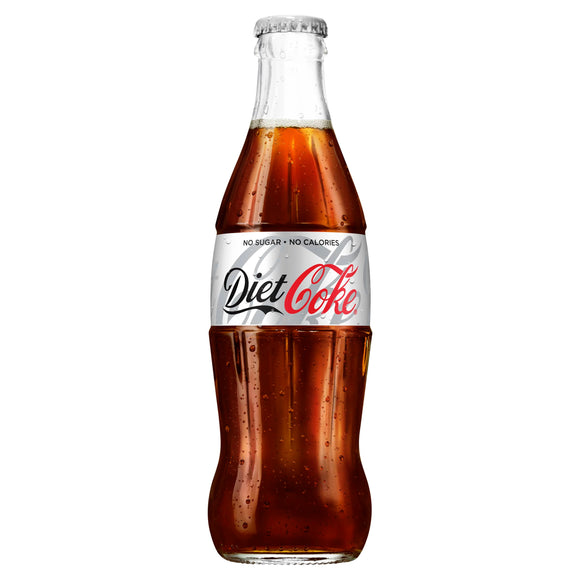 Diet Coke Icon Glass Bottles 24 x 330ml - thewholesalehub