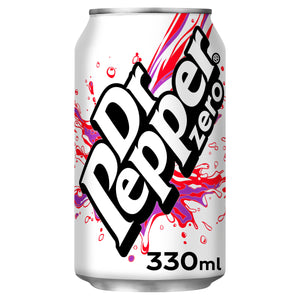 Dr Pepper Zero Sugar 24 x 330ml - thewholesalehub