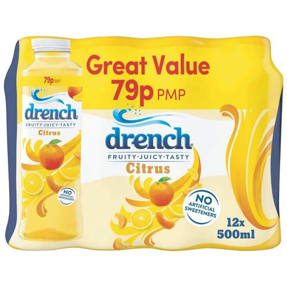 Drench Citrus PMP 12 x 500ml - thewholesalehub