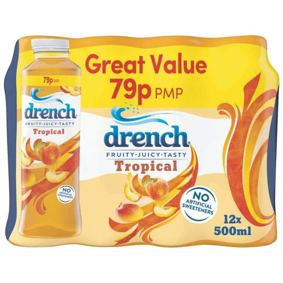 Drench Tropical PMP 12 x 500ml - thewholesalehub