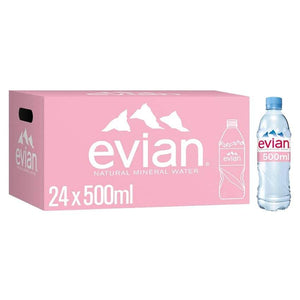 Evian Still Natural Mineral Water 24 x 500ml pack