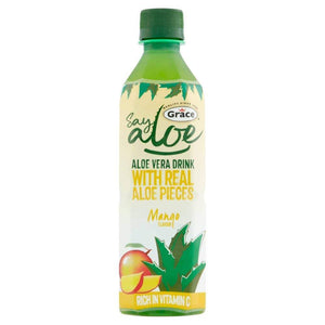 Grace Aloe Vera Drink Mango 12 x 500ml - thewholesalehub