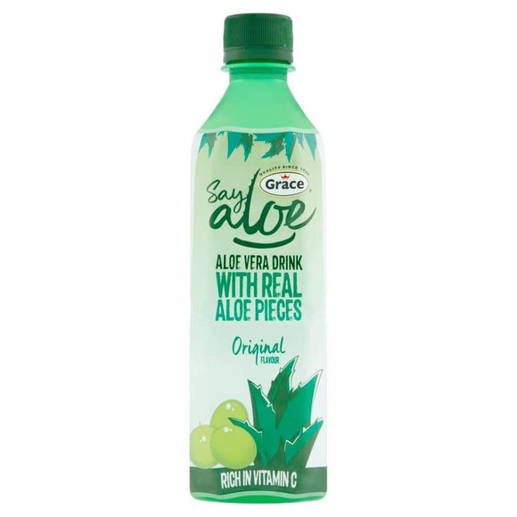 Grace Aloe Vera Drink Original 12 x 500ml - thewholesalehub