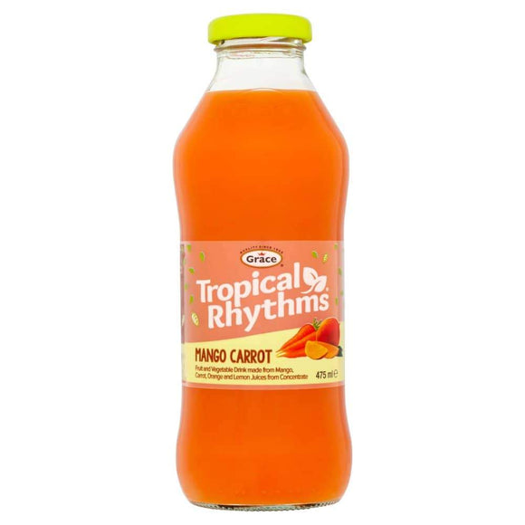 Grace Tropical Rhythms Mango Carrot 12 x 475ml - thewholesalehub