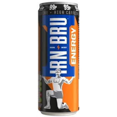 IRN-BRU Energy Drink 330ml cans