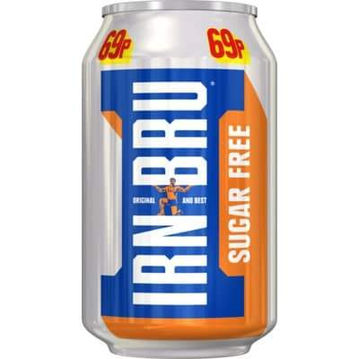 IRN-BRU Sugar Free PMP 24 x 330ml - thewholesalehub