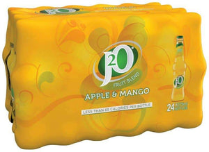 J2O Apple & Mango Glass Bottles 24 x 275ml - thewholesalehub