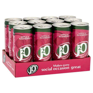 J2O Apple & Raspberry 12 x 250ml - thewholesalehub