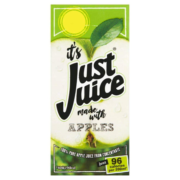 Just Juice Apple PMP 24 x 200ml - thewholesalehub