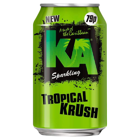 KA Sparkling Tropical Krush 330ml cans