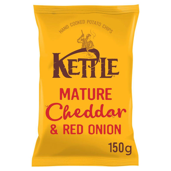 Kettle Chips Mature Cheddar & Red Onion 150g