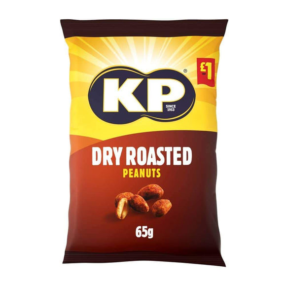 KP Dry Roasted Peanuts 65g