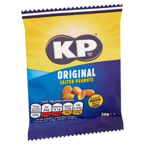 KP Nuts Original Salted Peanuts 65g