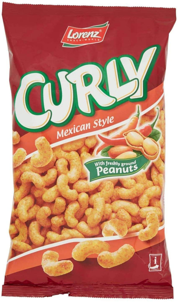 Lorenz Curly Peanut Mexican Style 120g