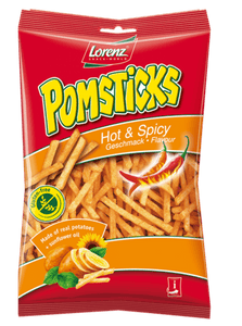 Lorenz Pomsticks Hot & Spicy 85g