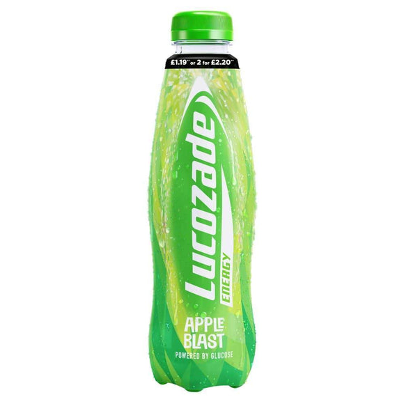 Lucozade Energy Apple Blast PMP 12 x 380ml - thewholesalehub