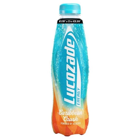 Lucozade Energy Caribbean Crush PMP 12 x 380ml - thewholesalehub