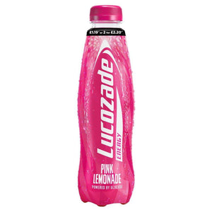 Lucozade Energy Pink Lemonade PMP 12 x 380ml - thewholesalehub