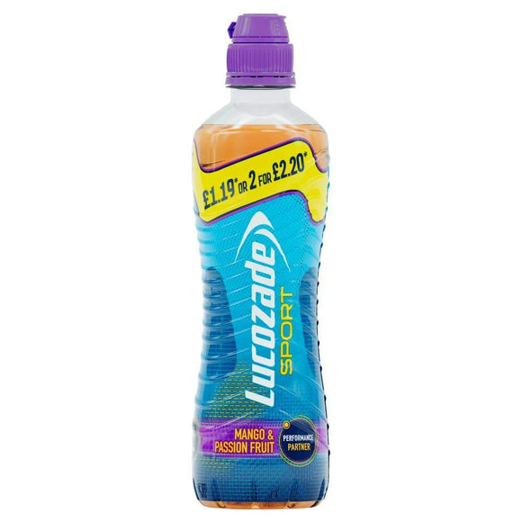 Lucozade Sport Mango & Passion PMP 12 x 500ml - thewholesalehub