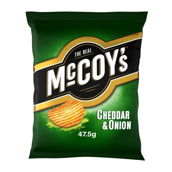 McCoy's Cheddar & Onion Crisps 47.5g