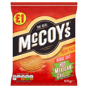 McCoy's Hot Mexican Chilli Crisps 65g