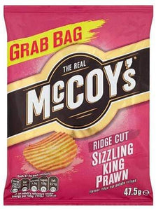 McCoy's Sizzling King Prawn Crisps 47.5g