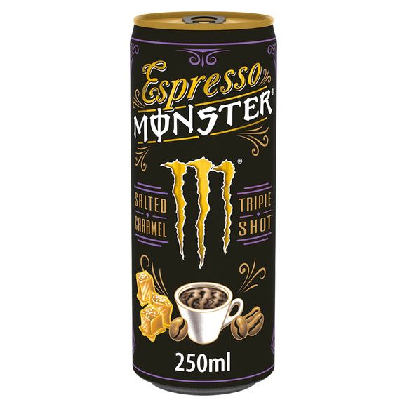 Monster Espresso Salted Caramel 12 x 250ml - thewholesalehub