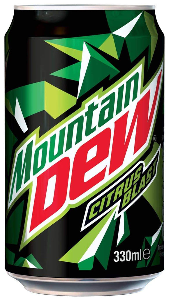 Mountain Dew Citrus Blast PMP 24 x 330ml - thewholesalehub