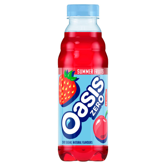 Oasis Summer Fruits Zero Sugar 12 x 500ml - thewholesalehub