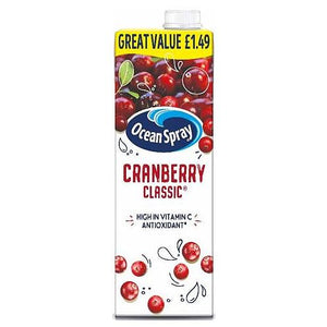 Ocean Spray Cranberry PMP 6 x 1Ltr - thewholesalehub