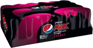 Pepsi Max Cherry 24 x 330ml - thewholesalehub