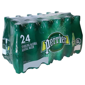 Perrier Sparkling Natural Mineral Water Bottle 24 x 500ml pack