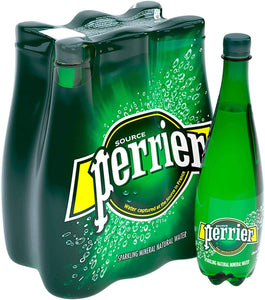 Perrier Sparkling Natural Mineral Water 6 x 1Ltr pack