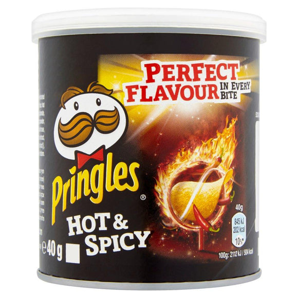 Pringles Hot & Spicy Crisps 40g