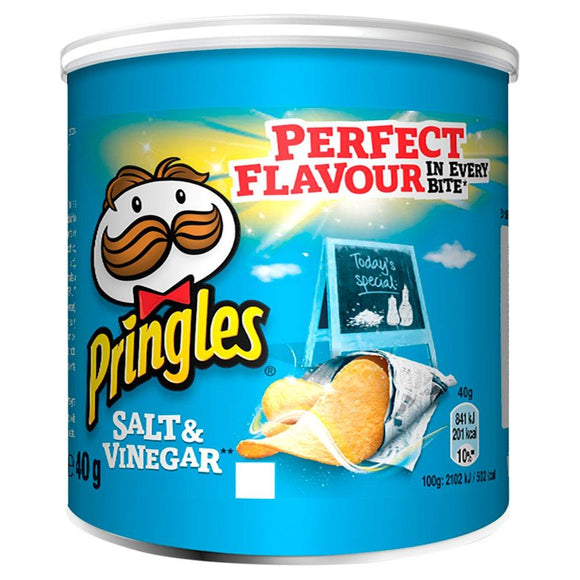 Pringles Salt & Vinegar Crisps 40g