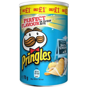 Pringles Salt & Vinegar Crisps 70g