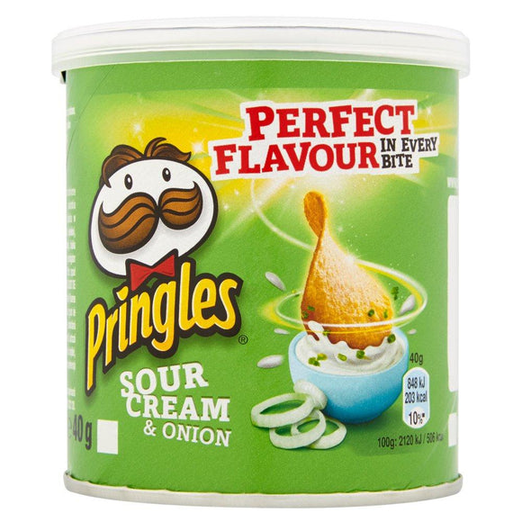 Pringles Sour Cream & Onion Crisps 40g