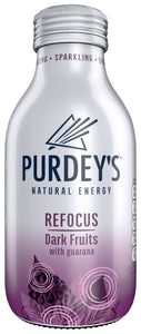 Purdey's Natural Energy Refocus Dark Fruits with Guarana 12 x 330ml - thewholesalehub