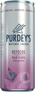 Purdey's Natural Energy Refocus Dark Fruits with Guarana 12 x 250ml - thewholesalehub