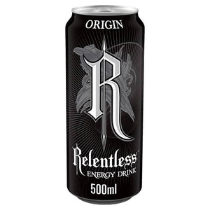 Relentless Origin 500ml cans