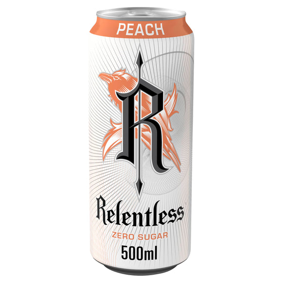 Relentless Peach ZERO sugar 12 x 500ml