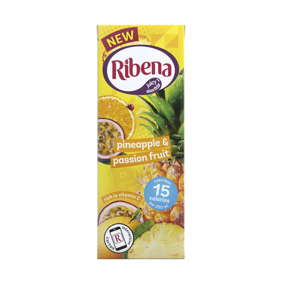 Ribena Pineapple & Passion Fruit PMP 24 x 250ml - thewholesalehub