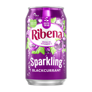 Ribena Sparkling Blackcurrant 330ml cans