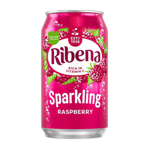 Ribena Sparkling Raspberry 330ml cans