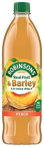 Robinsons Fruit & Barley No Added Sugar Peach 12 x 1Ltr - thewholesalehub