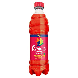 Rubicon Sparkling Raspberry Pineapple 500ml plastic bottle