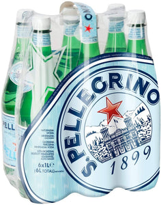 San Pellegrino Sparkling Mineral Water 6 x 1Ltr pack