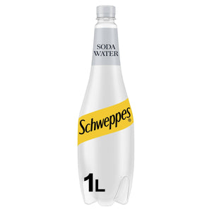 Schweppes Original Soda Water 1Ltr plastic bottle