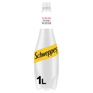 Schweppes Slimline Tonic Water 1Ltr plastic bottle