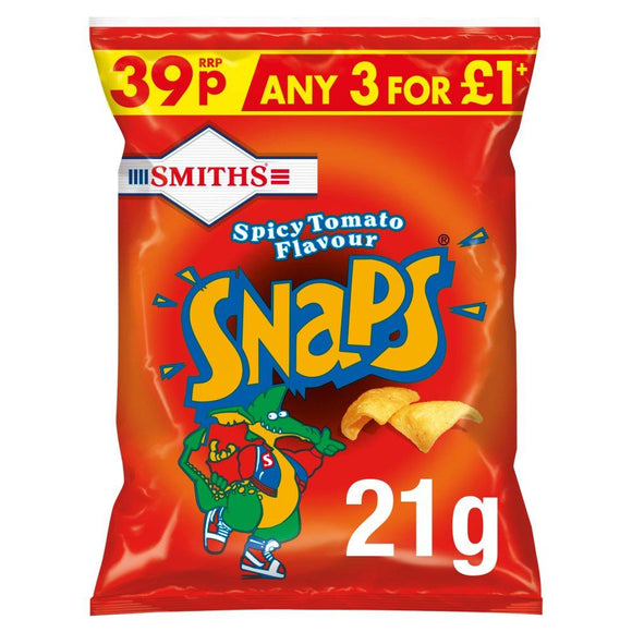 Smiths Snaps Spicy Tomato Snacks 21g